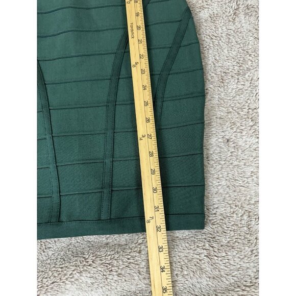 House of CB Jenna Bandage Bodycon Mini Dress Green Size S New - Picture 4 of 12